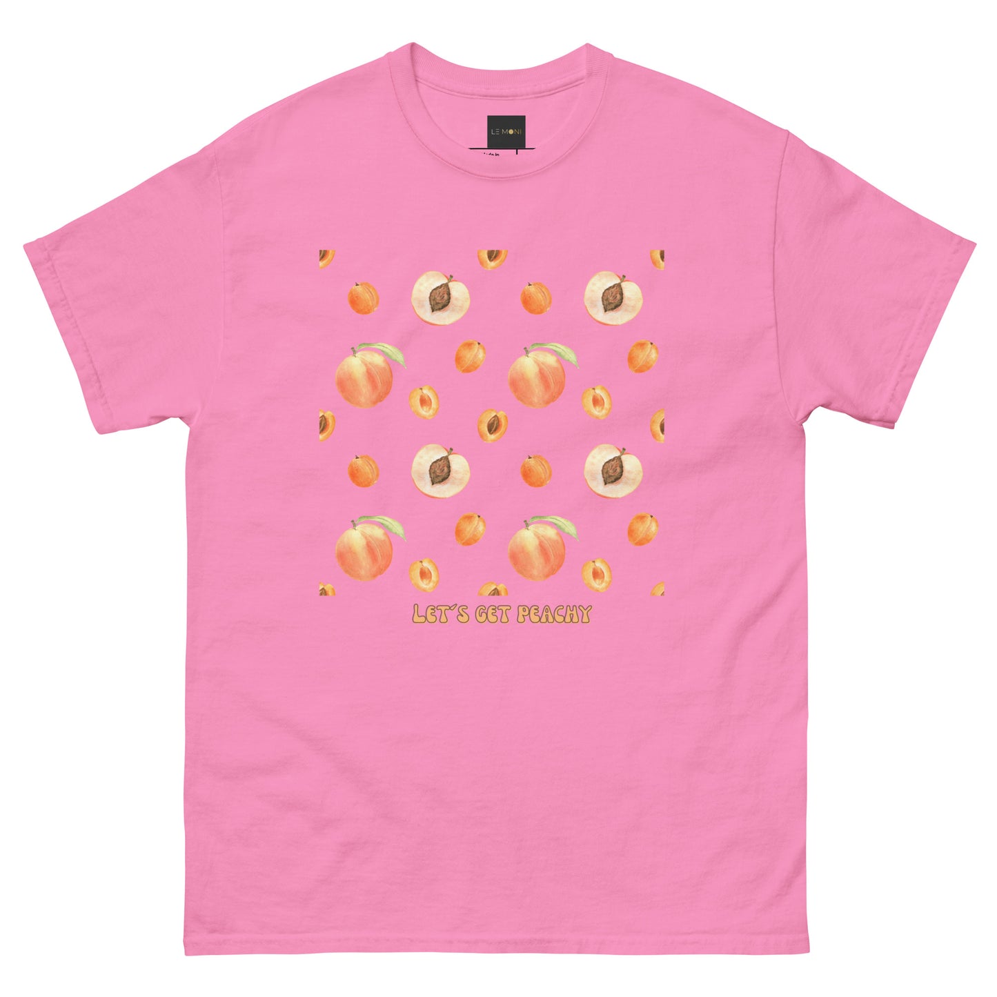 Klassisches Unisex T-Shirt - Let´s get peachy