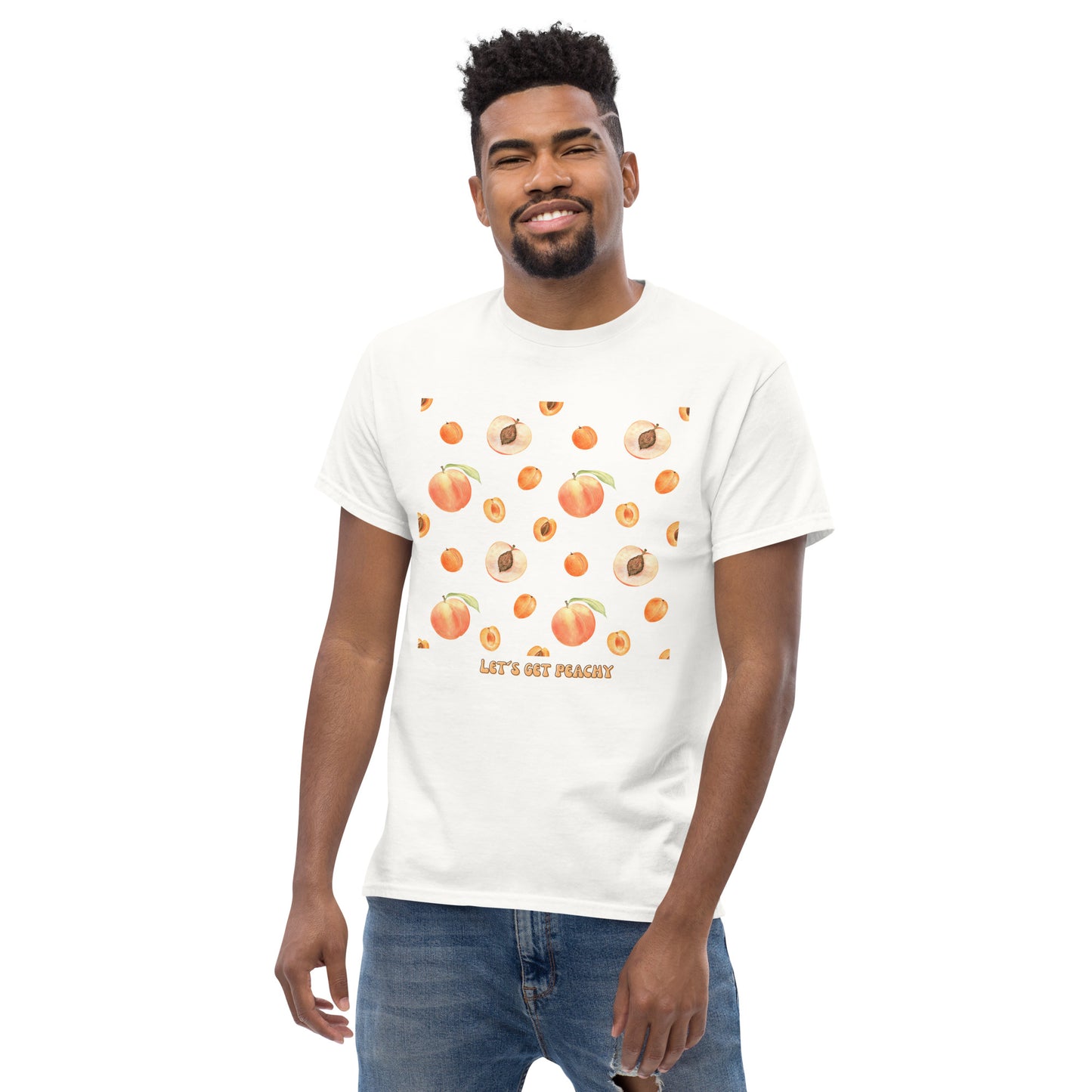 Klassisches Unisex T-Shirt - Let´s get peachy